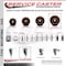Service Caster 5'' High Temp Glass Filled Nylon 7/16'' Grip Ring Stem Caster Set 2 Brakes, 4PK SCC-GR20S514-GFNSHT-716138-2-TLB-2 - alternate 4